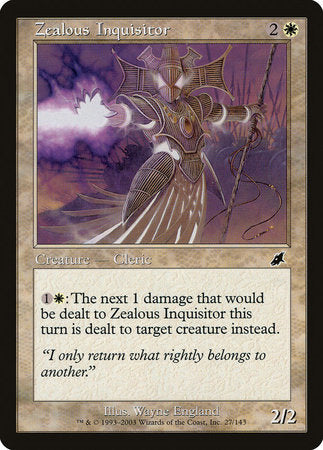 Zealous Inquisitor [Scourge] | Sanctuary Gaming