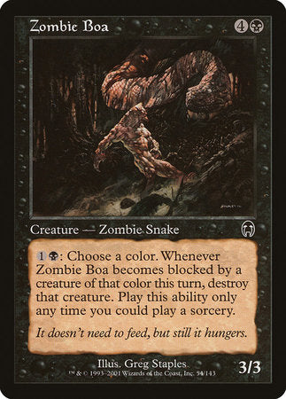 Zombie Boa [Apocalypse] | Sanctuary Gaming