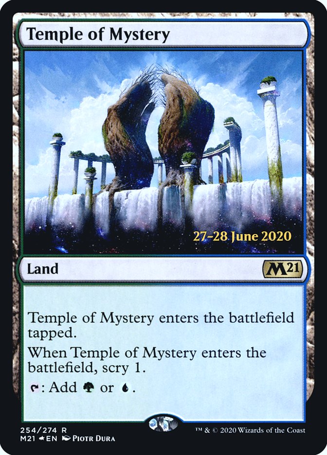 Temple of Mystery  [Core Set 2021 Prerelease Promos] | Sanctuary Gaming