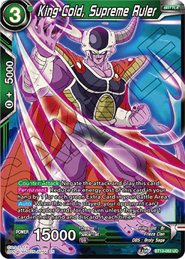 King Cold, Supreme Ruler (Uncommon) [BT13-082] | Sanctuary Gaming