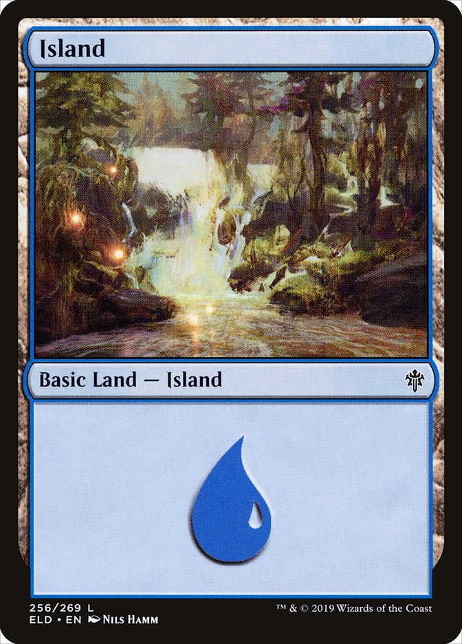 Island (256) [Throne of Eldraine] | Sanctuary Gaming
