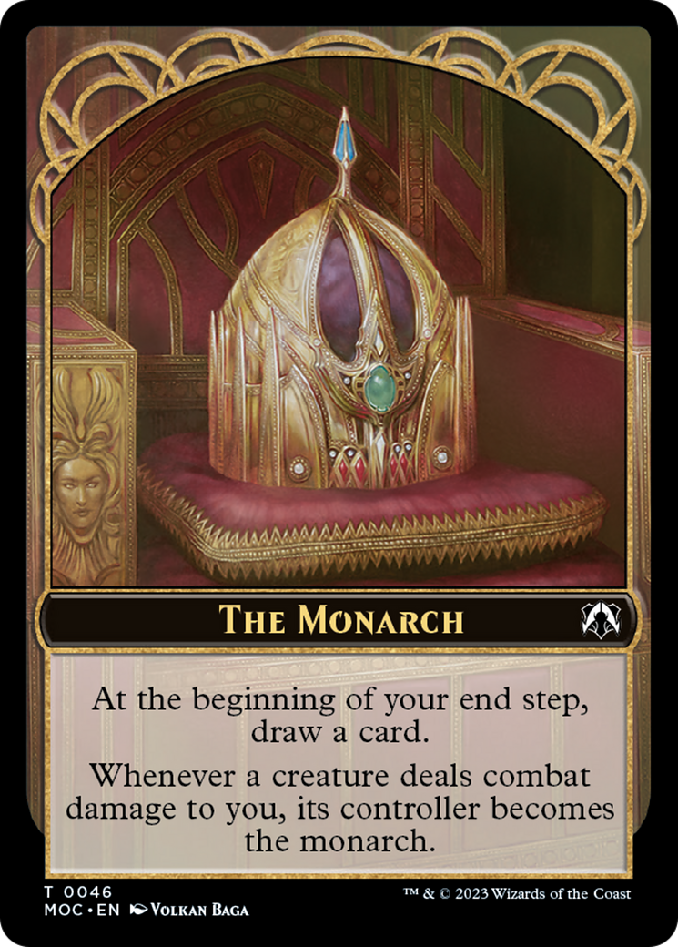 The Monarch // Shapeshifter Double-Sided Token [March of the Machine Commander Tokens] | Sanctuary Gaming
