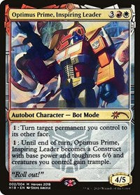 Optimus Prime, Inspiring Leader [Unique and Miscellaneous Promos] | Sanctuary Gaming