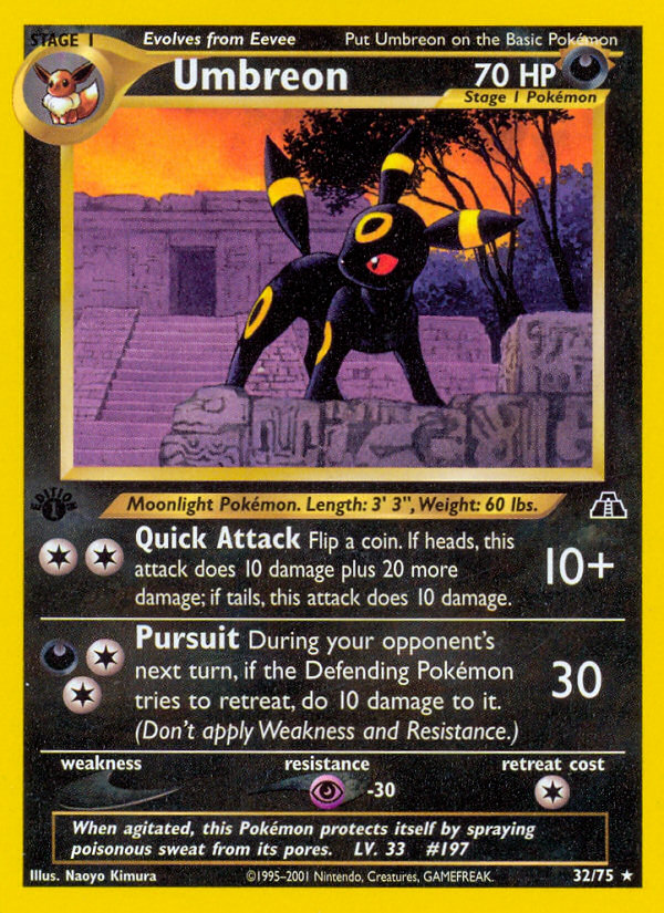 Umbreon (32/75) [Neo Discovery 1st Edition] | Sanctuary Gaming