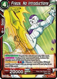 Frieza, No Introductions (Universal Onslaught) [BT9-003] | Sanctuary Gaming