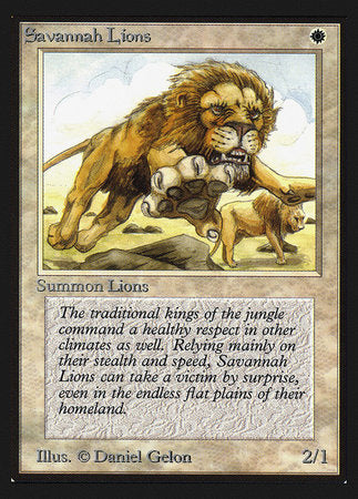 Savannah Lions (IE) [Intl. Collectors’ Edition] | Sanctuary Gaming