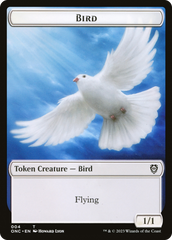 Bird // Cat Double-Sided Token [Phyrexia: All Will Be One Commander Tokens] | Sanctuary Gaming
