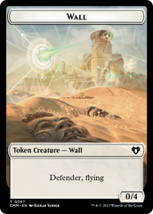 Wall // Kor Ally Double-Sided Token [Commander Masters Tokens] | Sanctuary Gaming