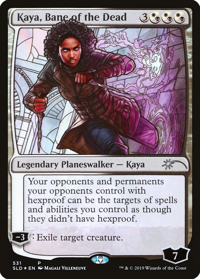 Kaya, Bane of the Dead (Stained Glass) [Secret Lair Drop Promos] | Sanctuary Gaming