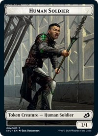 Human Soldier (004) // Zombie Double-sided Token [Commander 2020] | Sanctuary Gaming