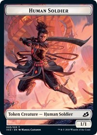 Human Soldier (003) // Zombie Double-sided Token [Commander 2020] | Sanctuary Gaming