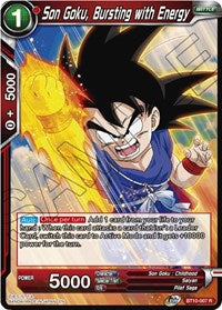 Son Goku, Bursting with Energy [BT10-007] | Sanctuary Gaming
