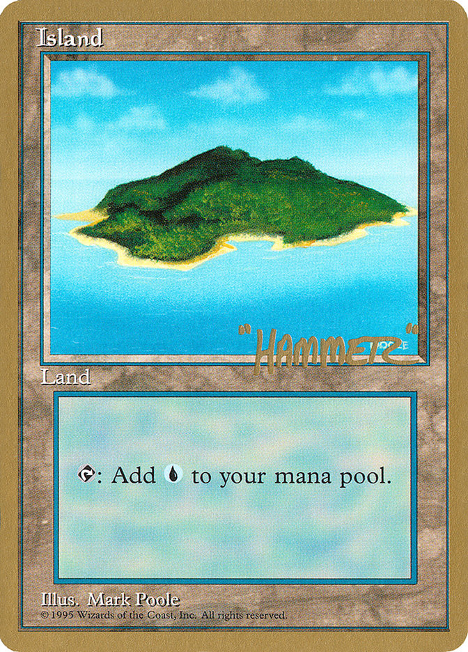 Island (shr367) (Shawn "Hammer" Regnier) [Pro Tour Collector Set] | Sanctuary Gaming