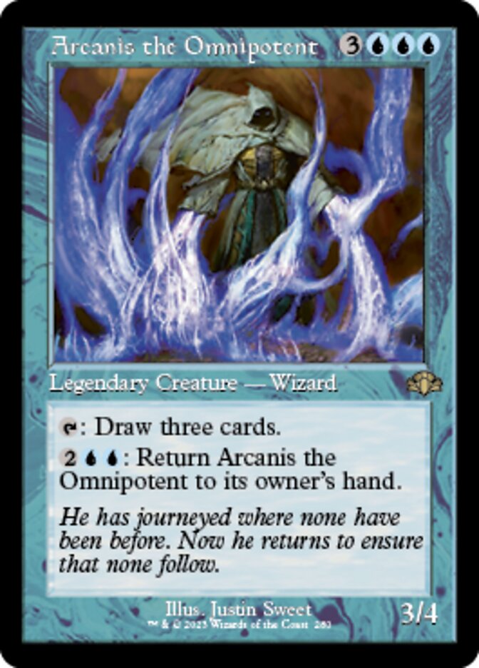 Arcanis the Omnipotent (Retro) [Dominaria Remastered] | Sanctuary Gaming