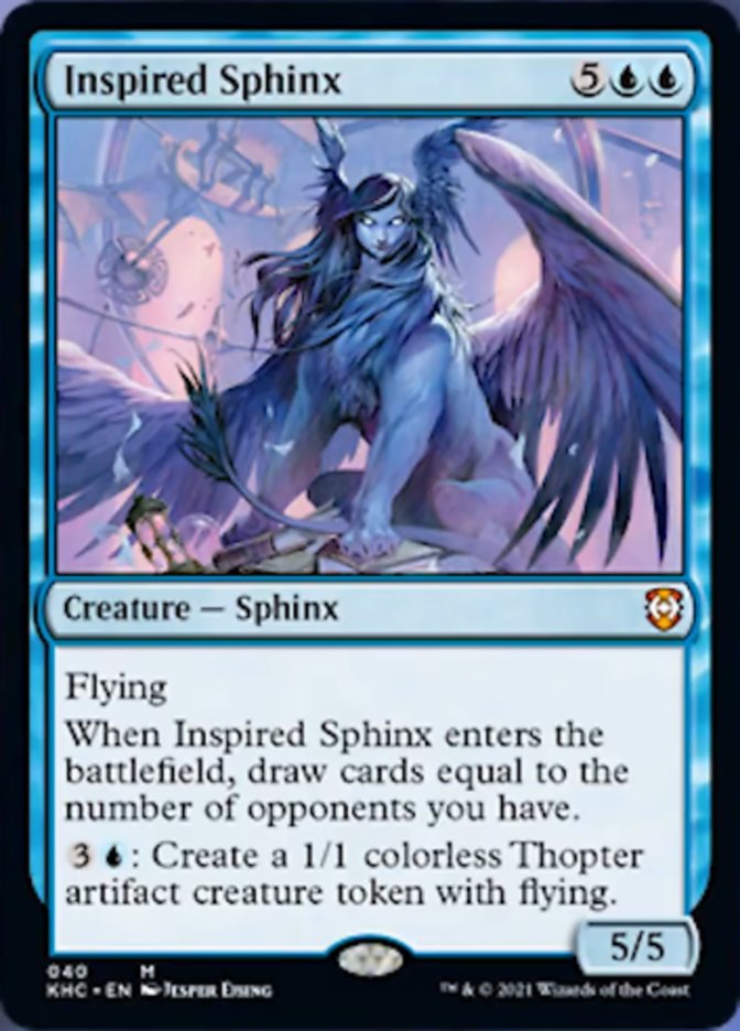 Inspired Sphinx [Kaldheim Commander] | Sanctuary Gaming
