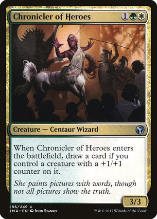Chronicler of Heroes [Iconic Masters] | Sanctuary Gaming