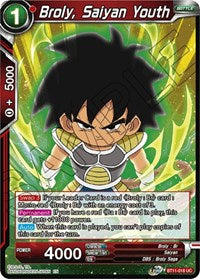 Broly, Saiyan Youth [BT11-018] | Sanctuary Gaming