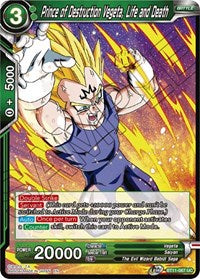 Prince of Destruction Vegeta, Life and Death [BT11-067] | Sanctuary Gaming