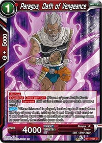 Paragus, Oath of Vengeance [BT11-021] | Sanctuary Gaming