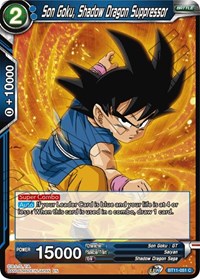 Son Goku, Shadow Dragon Suppressor [BT11-051] | Sanctuary Gaming