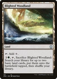 Blighted Woodland [Zendikar Rising Commander] | Sanctuary Gaming