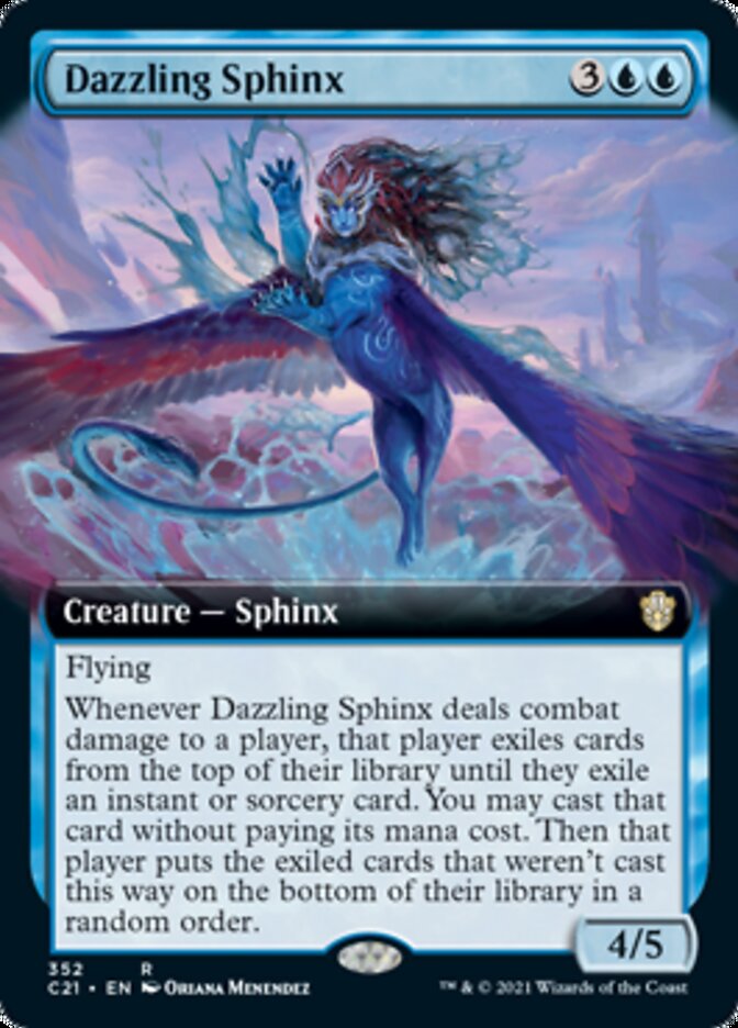 Dazzling Sphinx (Extended) [Commander 2021] | Sanctuary Gaming