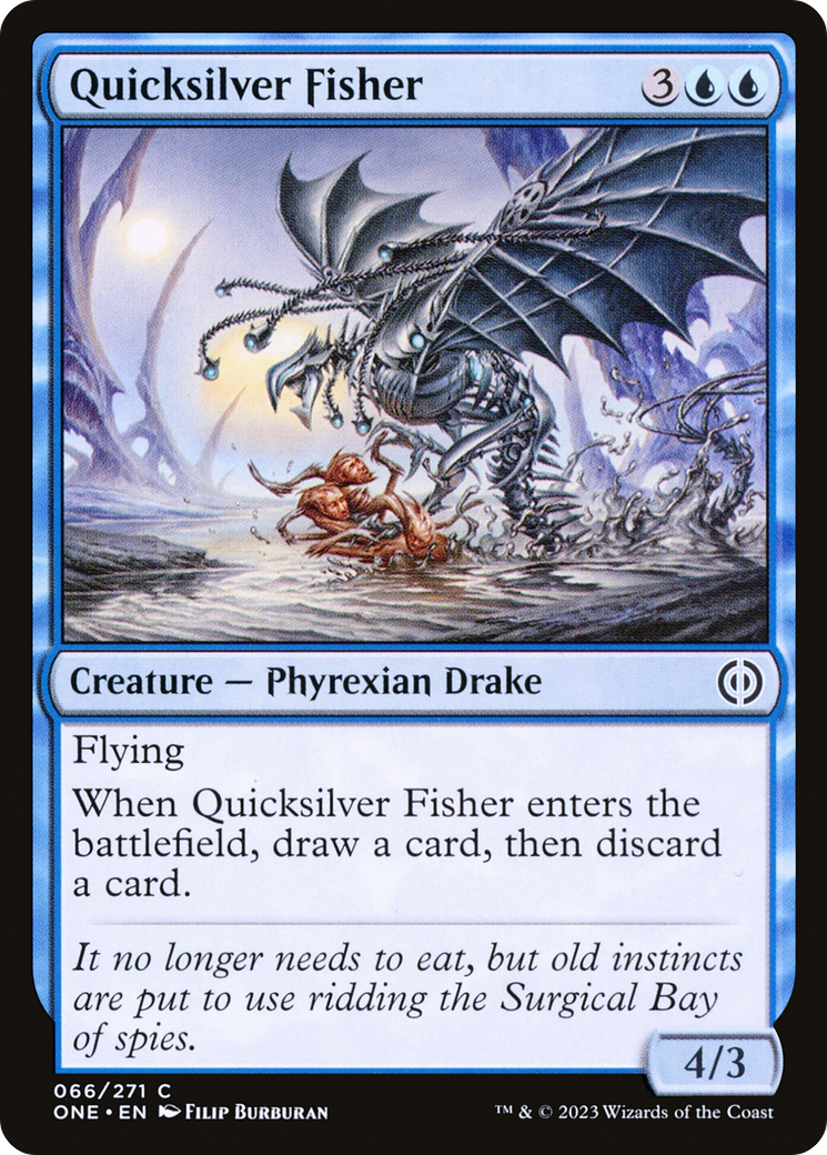 Quicksilver Fisher [Phyrexia: All Will Be One] | Sanctuary Gaming