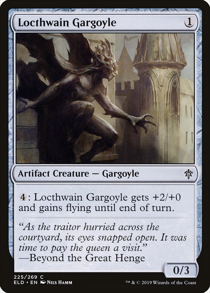 Locthwain Gargoyle [Throne of Eldraine] | Sanctuary Gaming