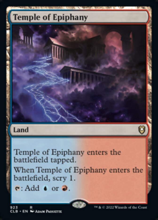 Temple of Epiphany [Commander Legends: Battle for Baldur's Gate] | Sanctuary Gaming