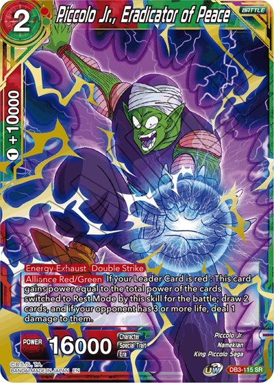 Piccolo Jr., Eradicator of Peace [DB3-115] | Sanctuary Gaming