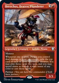 Breeches, Brazen Plunderer (Foil Etched) [Commander Legends] | Sanctuary Gaming