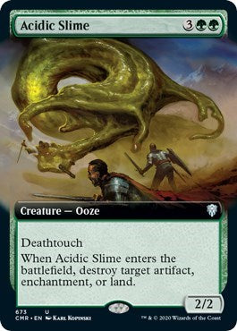 Acidic Slime (Extended Art) [Commander Legends] | Sanctuary Gaming