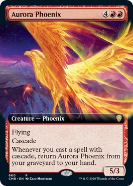Aurora Phoenix (Extended Art) [Commander Legends] | Sanctuary Gaming