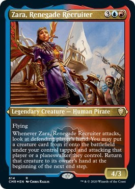 Zara, Renegade Recruiter (Foil Etched) [Commander Legends] | Sanctuary Gaming