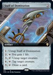 Staff of Domination (Extended Art) [Commander Legends] | Sanctuary Gaming