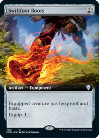 Swiftfoot Boots (Extended Art) [Commander Legends] | Sanctuary Gaming