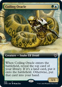 Coiling Oracle (Extended Art) [Commander Legends] | Sanctuary Gaming