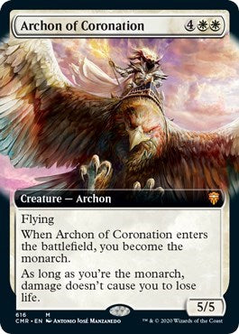 Archon of Coronation (Extended Art) [Commander Legends] | Sanctuary Gaming