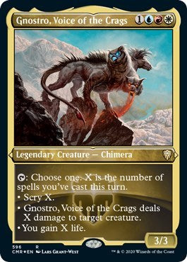 Gnostro, Voice of the Crags (Foil Etched) [Commander Legends] | Sanctuary Gaming