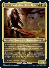 Jared Carthalion, True Heir (Foil Etched) [Commander Legends] | Sanctuary Gaming