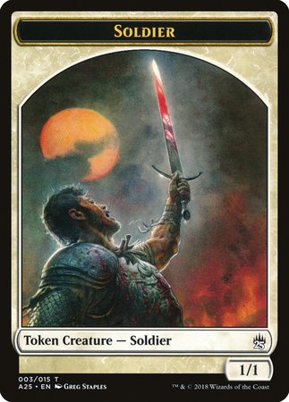 Soldier Token (003) [Masters 25 Tokens] | Sanctuary Gaming