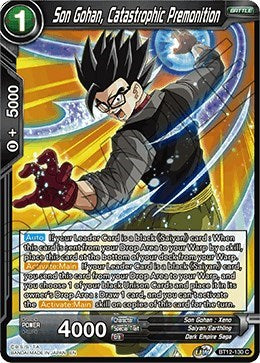 Son Gohan, Catastrophic Premonition [BT12-130] | Sanctuary Gaming