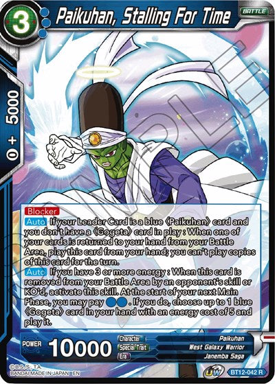 Paikuhan, Stalling for Time [BT12-042] | Sanctuary Gaming