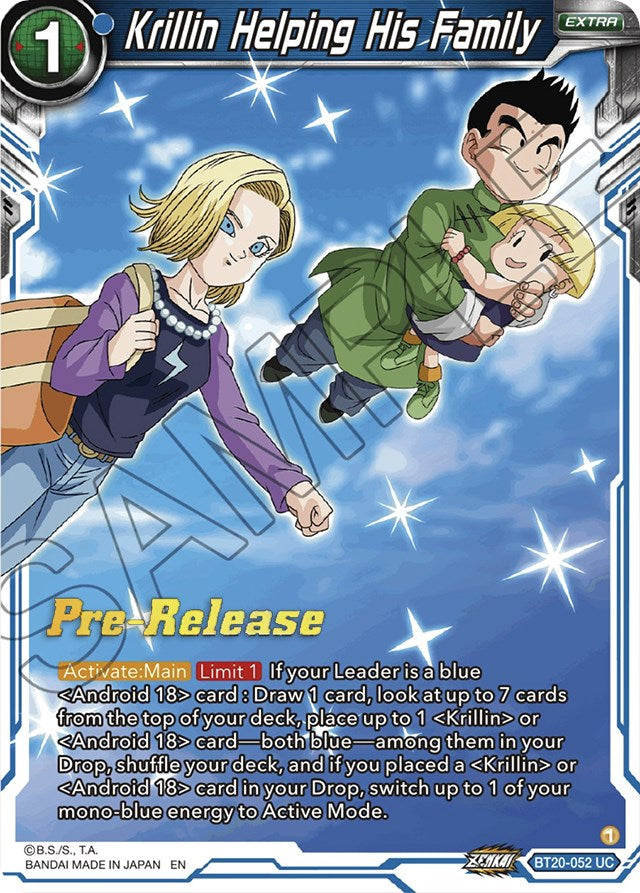 Krillin Helping His Family (BT20-052) [Power Absorbed Prerelease Promos] | Sanctuary Gaming