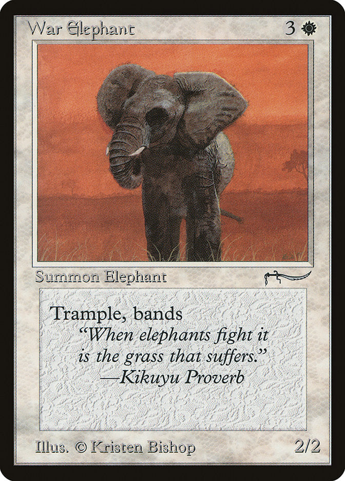 War Elephant (Light Mana Cost) [Arabian Nights] | Sanctuary Gaming