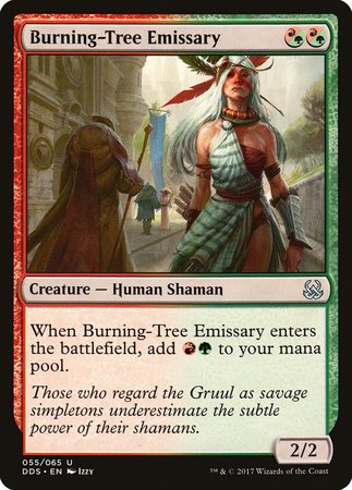 Burning-Tree Emissary [Duel Decks: Mind vs. Might] | Sanctuary Gaming