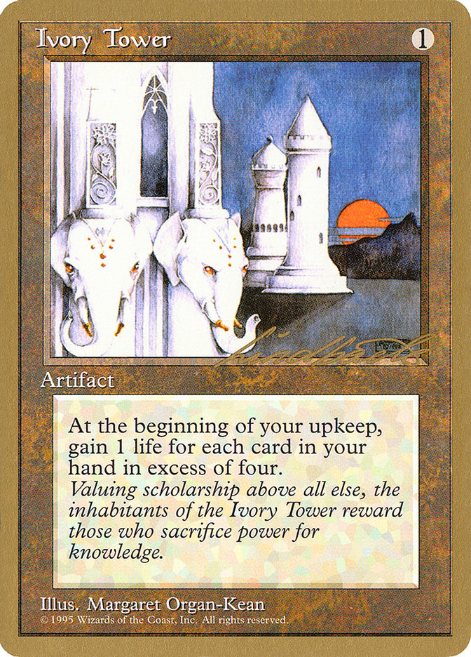 Ivory Tower (Leon Lindback) [Pro Tour Collector Set] | Sanctuary Gaming