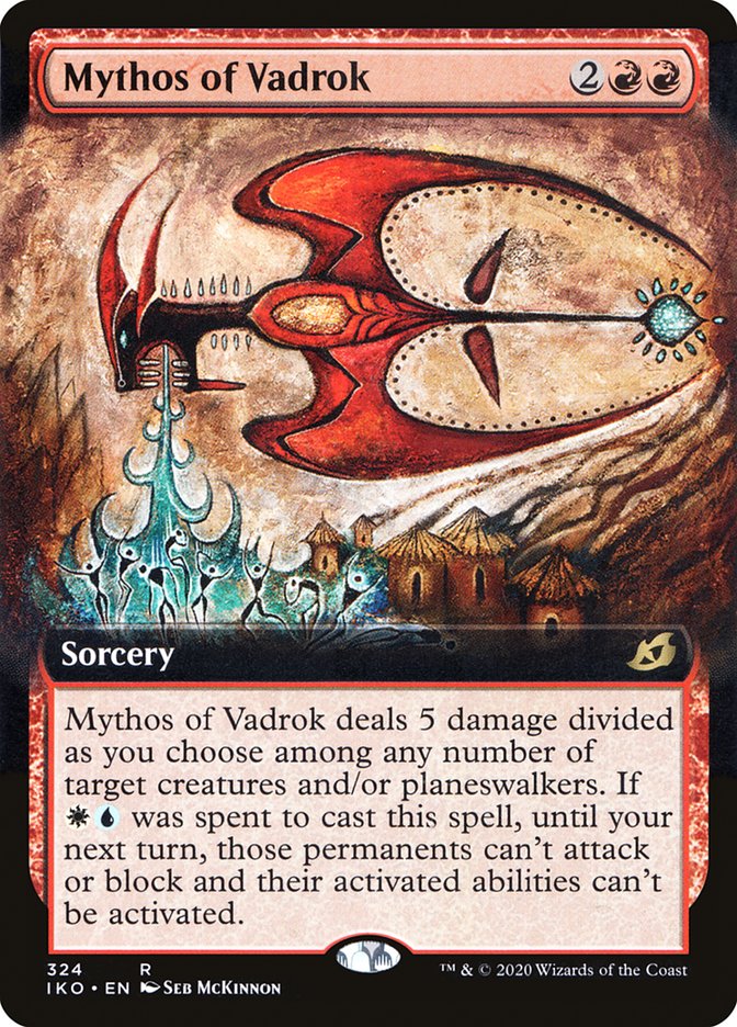 Mythos of Vadrok (Extended Art) [Ikoria: Lair of Behemoths] | Sanctuary Gaming