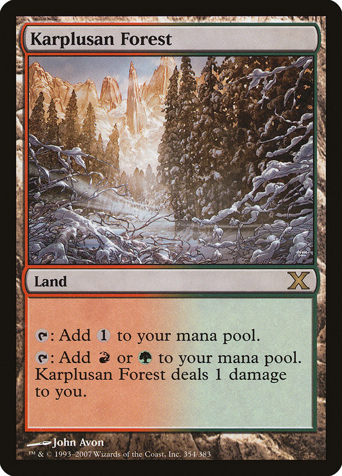 Karplusan Forest [Tenth Edition] | Sanctuary Gaming