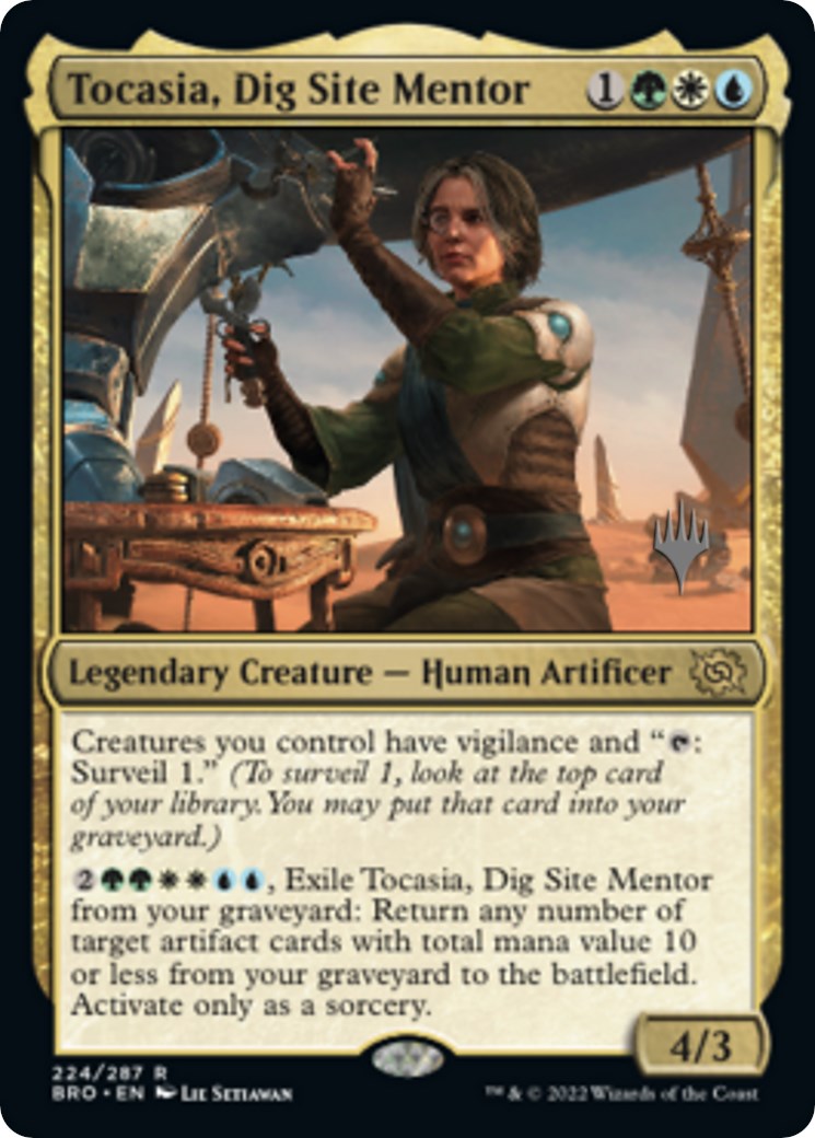 Tocasia, Dig Site Mentor (Promo Pack) [The Brothers' War Promos] | Sanctuary Gaming